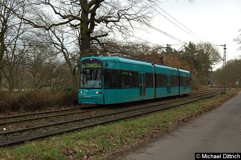 267 als Linie 12 zwischen Kiesschneise und Waldau. Bild: 267 als Linie 12 zwischen Kiesschneise und Waldau.