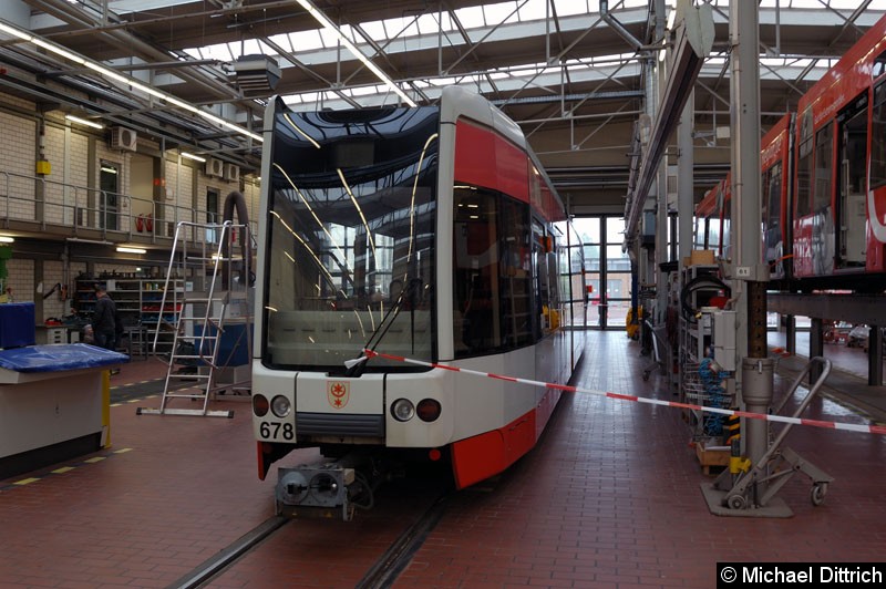 TW 789 in der Werkstatt des BHF. Freiimfelder Straße
