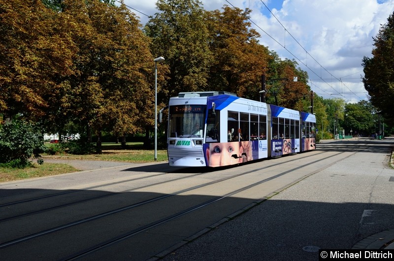 Bild: 1314 als Linie 2 in der Listemannstr. kurz vor der Weitlingstr.