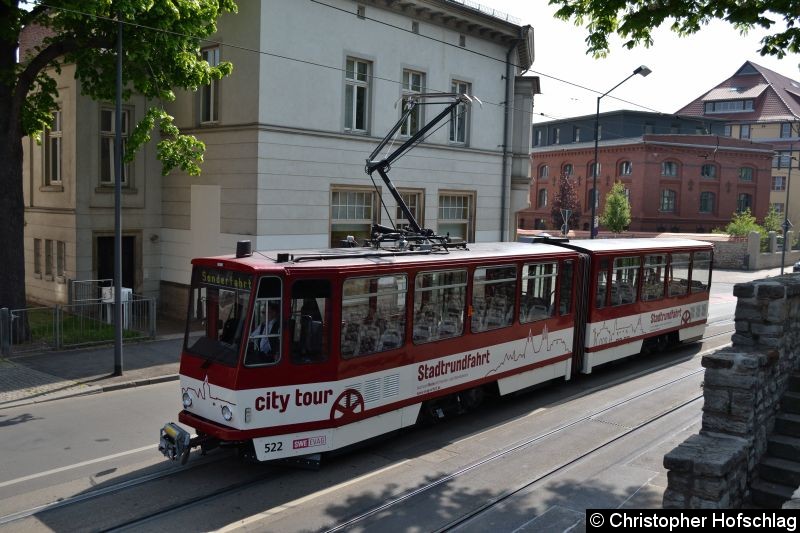 Bild: TW 522 in der Andreasstraße.