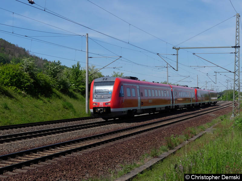 612 526+612 523 bei Seebergen in Richtung Erfurt.