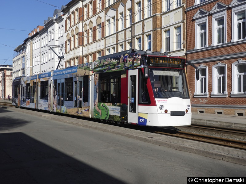 TW 621 als Linie 4 in der Rudolfstraße