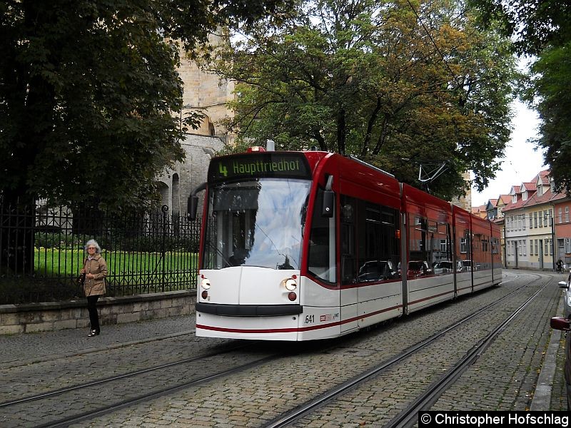 Bild: TW 641 in der Domstraße.