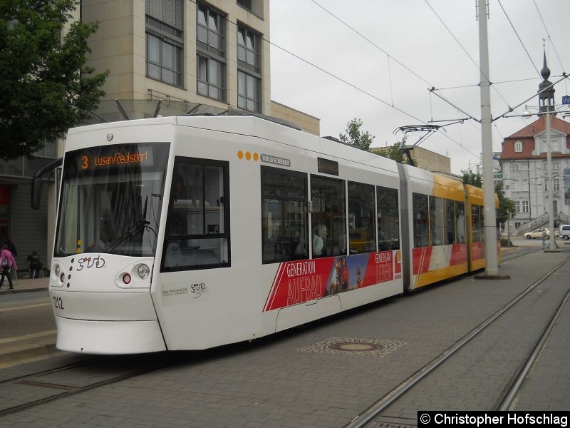 Bild: TW 212 in der Heinrichstraße.