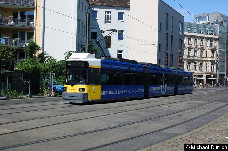 Bild: 1093 als Linie M1 in der Großen Präsidentenstr.