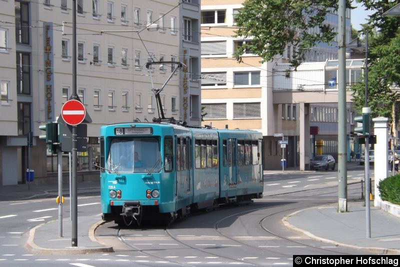 Bild: Kreuzung Lang Straße/Schöne Aussicht.