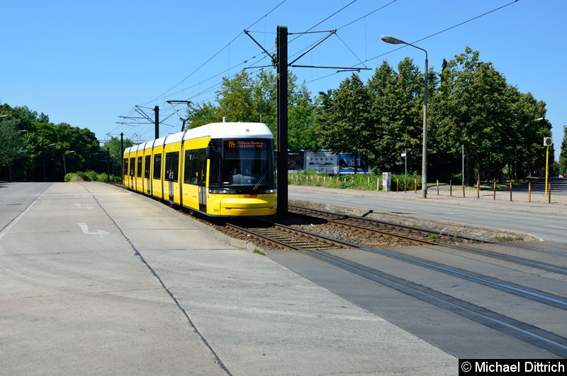 Bild: 8019 als Linie M4 kurz vor der Haltestelle Stadion Buschallee/Hansastr.
