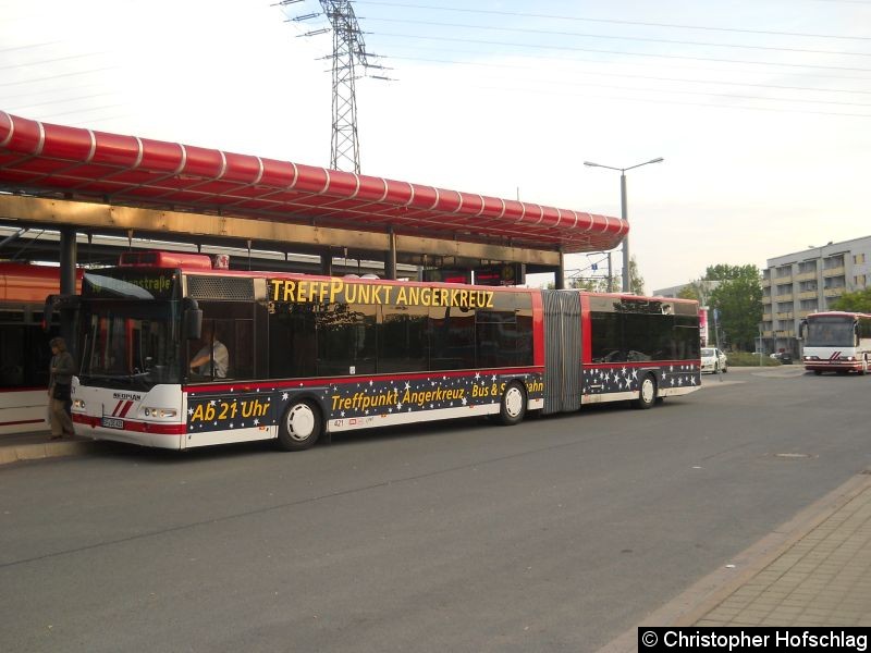 Bild: Bus 421 am Europaplatz.