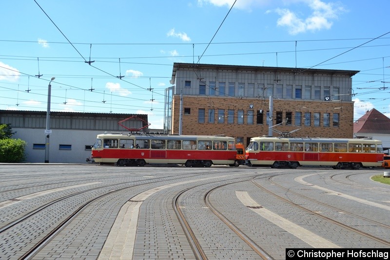 HTW 931+901 fuhren als Linie 9E als Zubringer zum Tag der offen Tür in Bhf.Freiimfelder Straße. Bild: HTW 931+901 fuhren als Linie 9E als Zubringer zum Tag der offen Tür in Bhf.Freiimfelder Straße.
