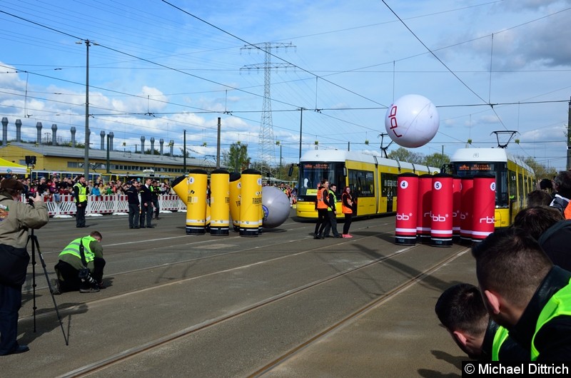 Bild: Der Berlin Tram-Bowling Cup.