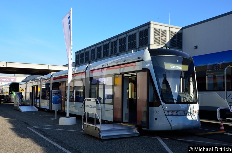 Bild: Ab 2017 wird im dänischen Aarhus der Betrieb mit Straßenbahnen aufgenommen. Die Firma Stadler liefert dazu Variobahnen.