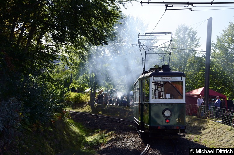 Bild: Wagen 23 in der Wendeschleife Bad Tabarz.
