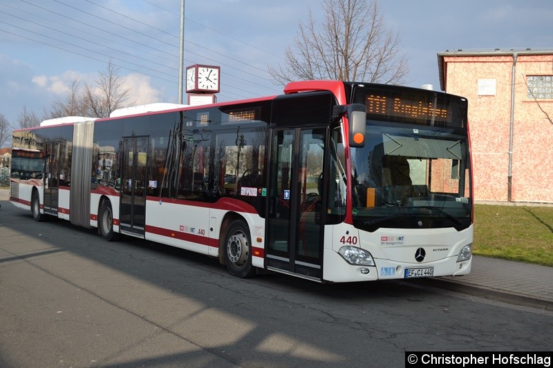 Bild: Wagen 440 als Linie 111 am Europaplatz.