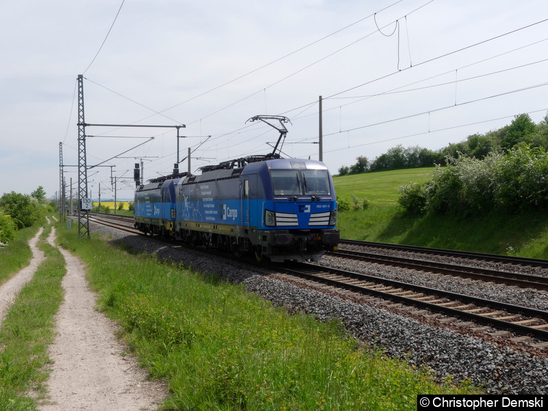 383 001-5+383 003-1 bei Seebergen in Richtung Gotha.