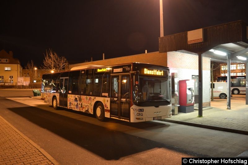 Bild: Bus 173 in der Grubenstr.