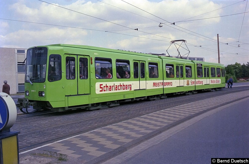 Tw 6008 auf der Wunstorfer Straße.
