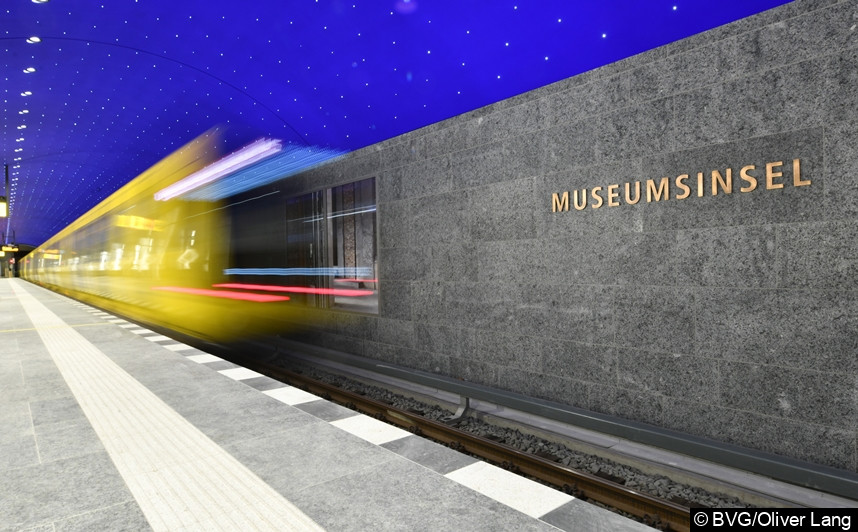 Bild: Bahnhof Museumsinsel (noch bis Sommer 2021 geschlossen).