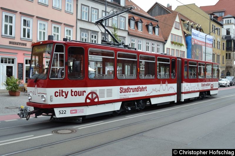 Bild: TW 522 in der Andreasstraße.