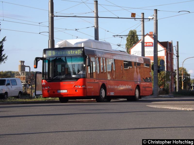 Bild: Einfahrt in Busbahnhof Grubenstraße
