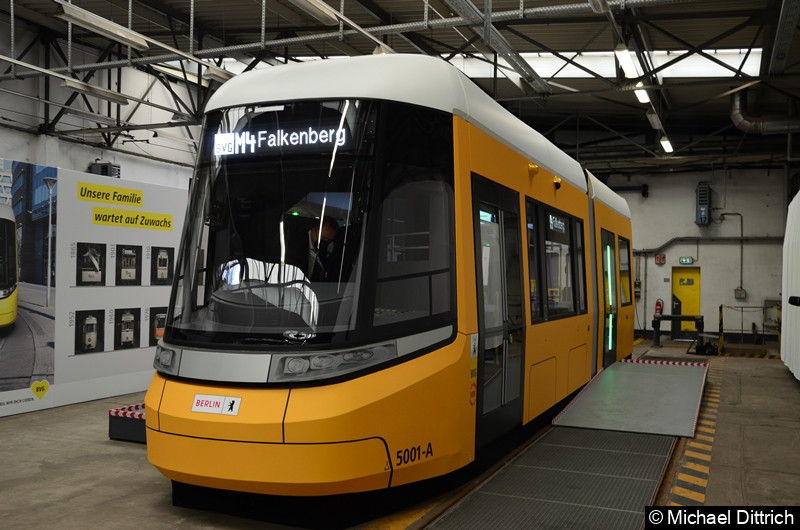 Wegen der Anpassungen an die Normen wurde auch das Design gegenüber dem bisherigen Flexity verändert. Bild: Wegen der Anpassungen an die Normen wurde auch das Design gegenüber dem bisherigen Flexity verändert.
