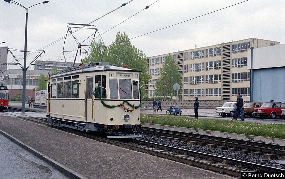 Bild: TW 92 in der Vilniuser Straße.